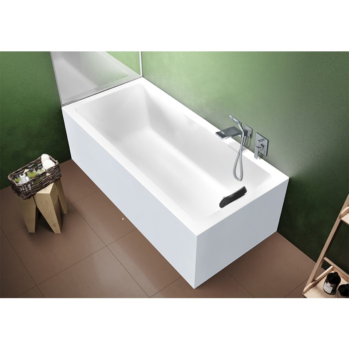 Riho Rethink Cubic Badewanne P & P 160 x 70 cm rechts