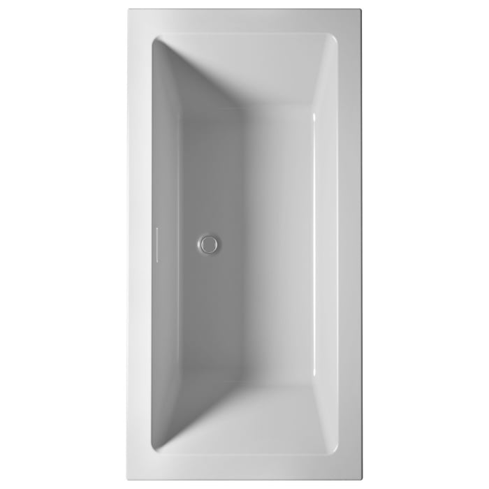 Riho Rethink Cubic Badewanne P & P 180 x 90 cm links mit Riho Fall