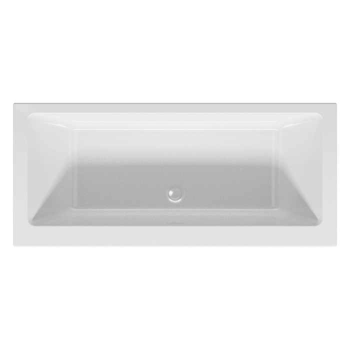 Riho Rethink Cubic Wall Badewanne, Back-2-Wall, links 180 x 80 cm