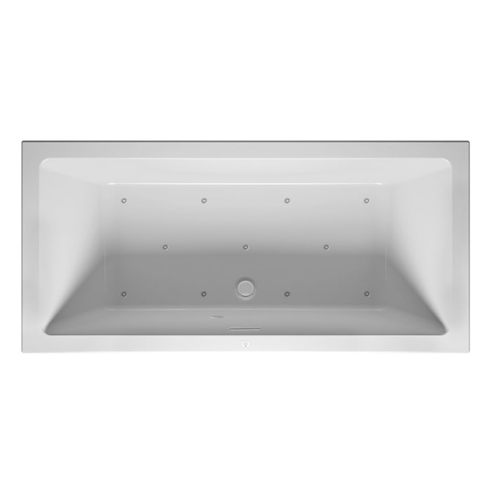 Riho Rethink Cubic Wall Whirlpool 180 x 80 cm, rechts, mit Air-System