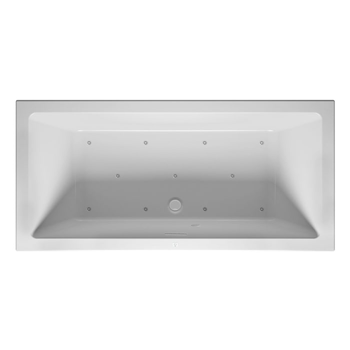 Riho Rethink Cubic Wall Whirlpool 180 x 80 cm, links, mit Riho Fall und Air-System
