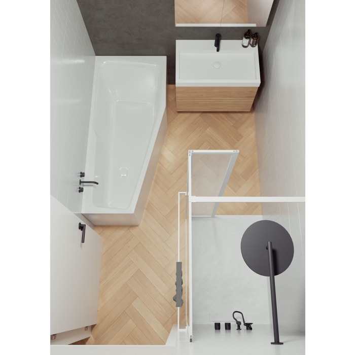 Riho Rethink Space Badewanne P & P 160 x 75 cm (S) links