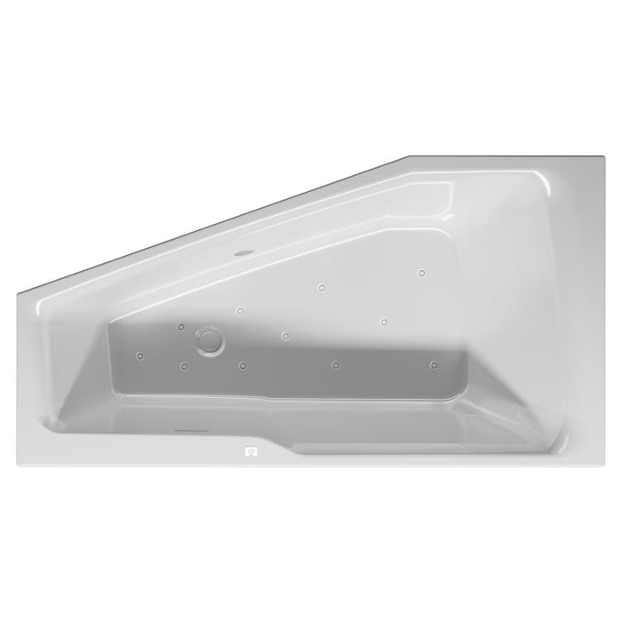 Riho Rethink Space Badewanne 170 x 90 cm (M) rechts mit Riho Fall + Air-System