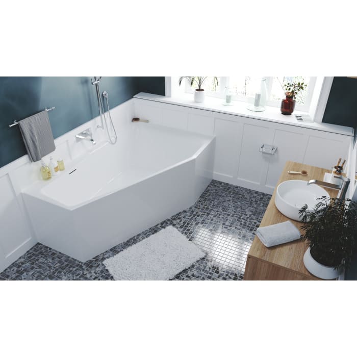 Riho Rethink Space Badewanne P & P 180 x 110 cm (L) links