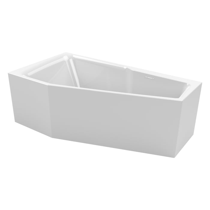 Riho Rethink Space Badewanne P & P 180 x 110 cm (L) links