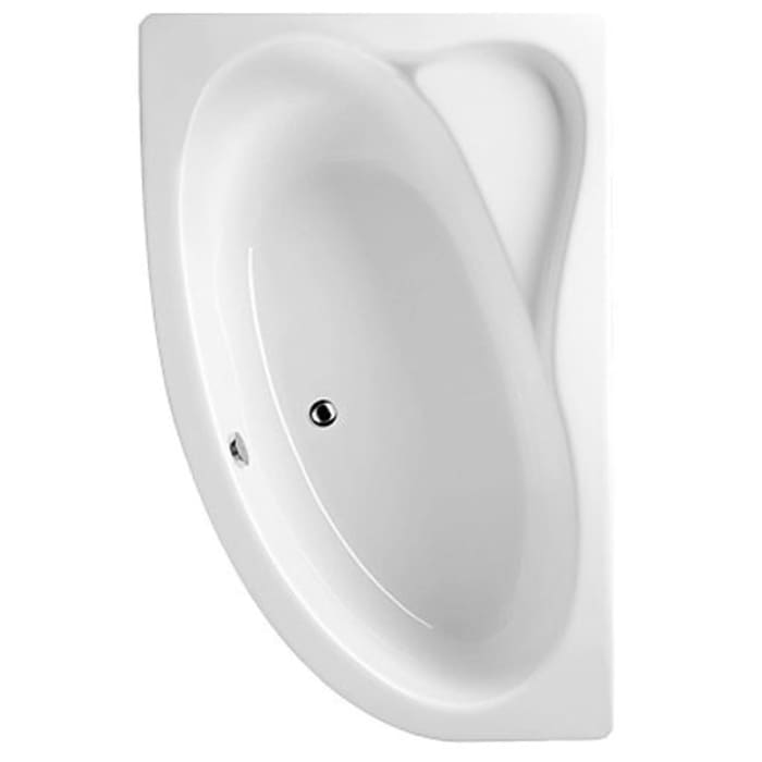 Riho Aryl Raumspar-Badewanne 140 x 90 cm, rechts für Eckeinbau