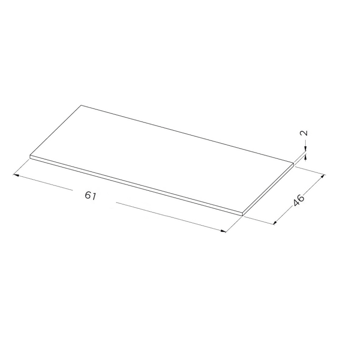 Riho Porto Bowls Abdeckplatte 61 cm
