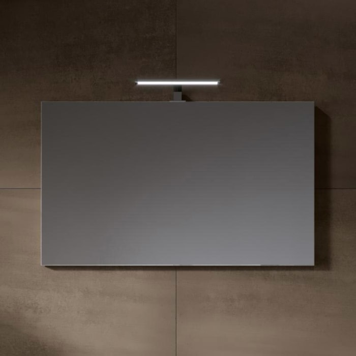 Riho Porto Bowls Badmöbel-Set mit Unterschrank mit 2 Schubladen, Waschtisch und Spiegel, 100 cm