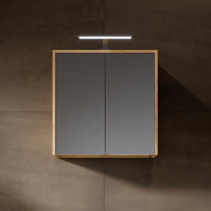 Riho Porto Slim Badmöbel Komplett Set 78 mit Spiegelschrank, 60 cm