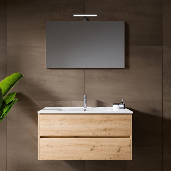 Riho Porto Wave Waschtisch mit Unterschrank 100 cm mit 2 Schubladen