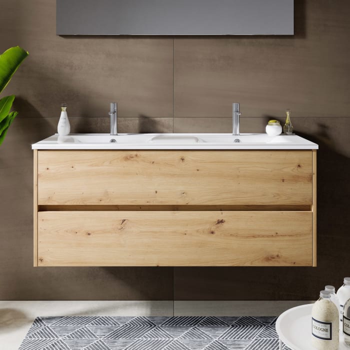 Riho Porto Waschtischunterschrank 120 cm mit 2 Schubladen