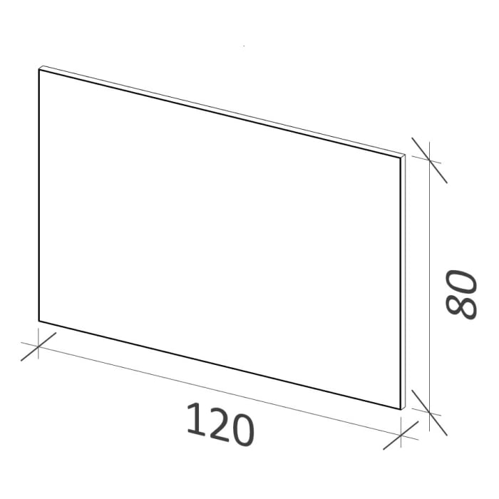 Riho Spiegel FRAMED 120 x 80 cm