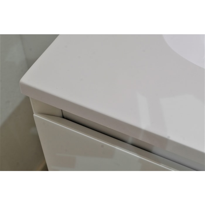 Riho Spring DEW Waschtisch mit Unterschrank, 2 Schubladen, mit Gehrung 120 cm