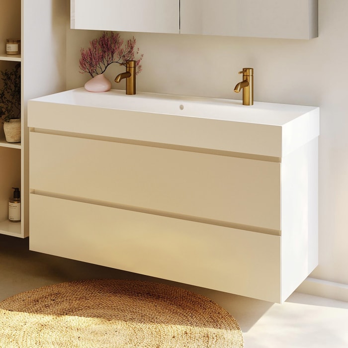 Riho Spring-Up Doppelwaschtisch RISE mit Unterschrank 120 cm