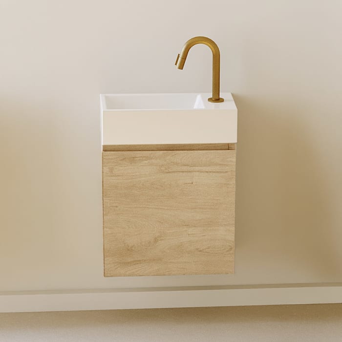 Riho Spring-Up Waschtisch RISE mit Unterschrank 41 cm, Hahnloch rechts