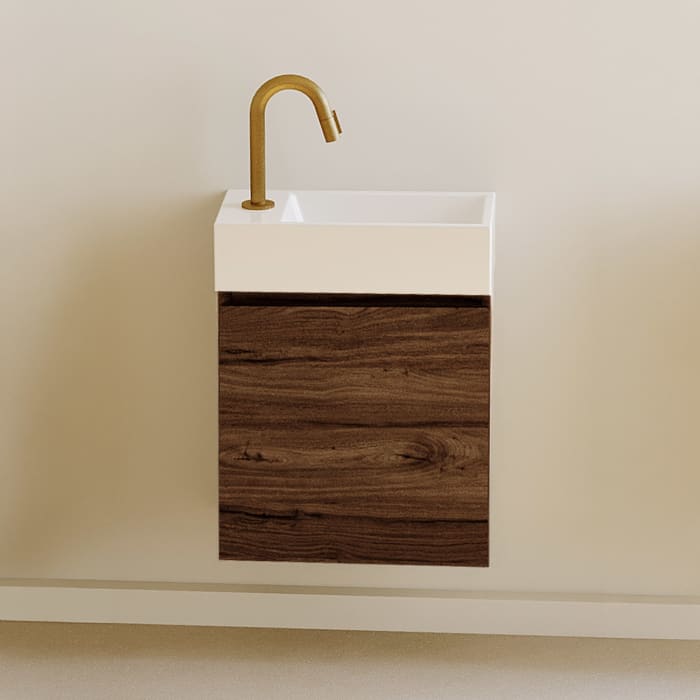 Riho Spring-Up Waschtisch RISE mit Unterschrank 41 cm, Hahnloch links