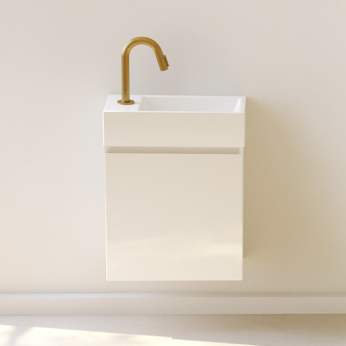 Riho Spring-Up Waschtisch RISE mit Unterschrank 41 cm, Hahnloch links