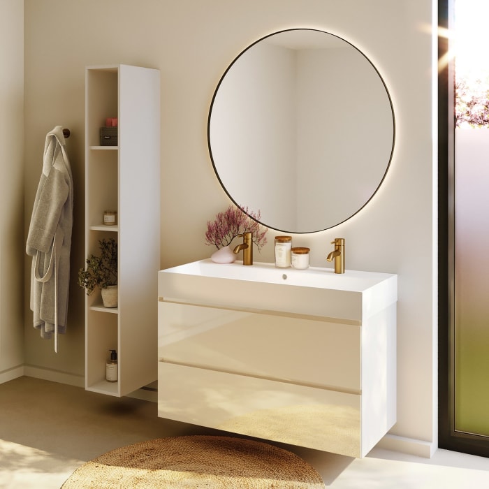 Riho Spring-Up Doppelwaschtisch RISE mit Unterschrank 100 cm