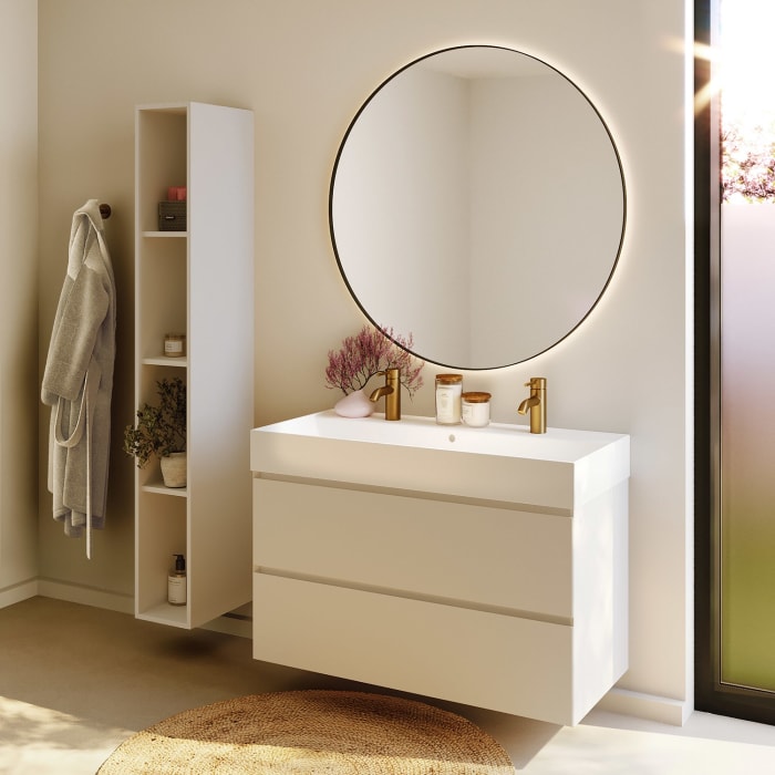 Riho Spring-Up Doppelwaschtisch RISE mit Unterschrank 100 cm