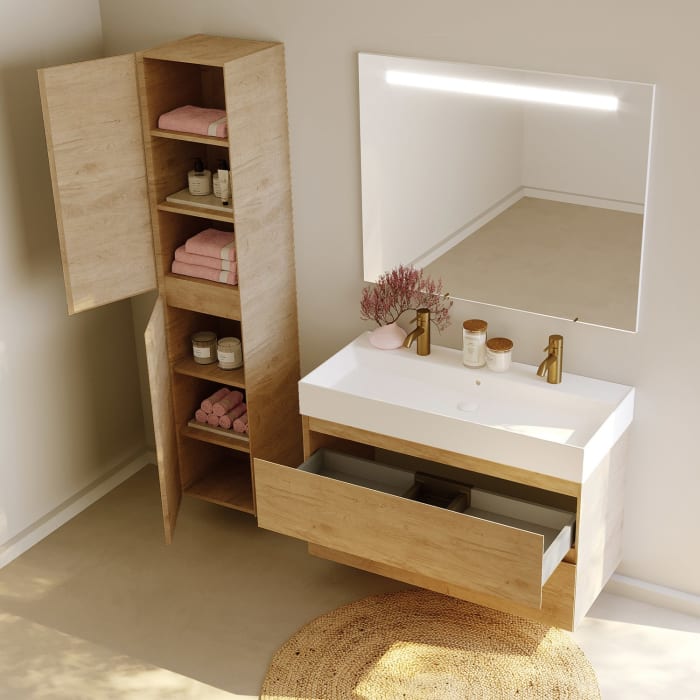 Riho Spring-Up Doppelwaschtisch RISE mit Unterschrank 100 cm