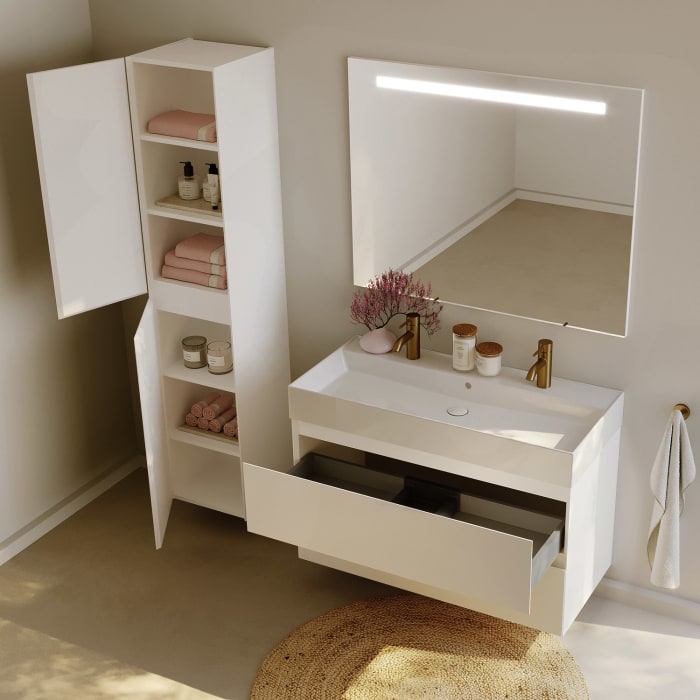 Riho Spring-Up Doppelwaschtisch RISE mit Unterschrank 100 cm