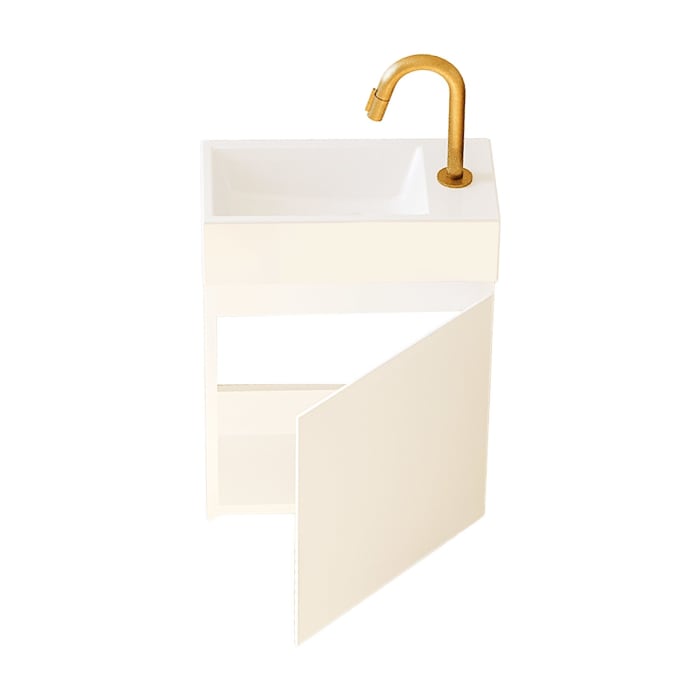 Riho Spring-Up Waschtisch RISE mit Unterschrank 41 cm, Hahnloch rechts