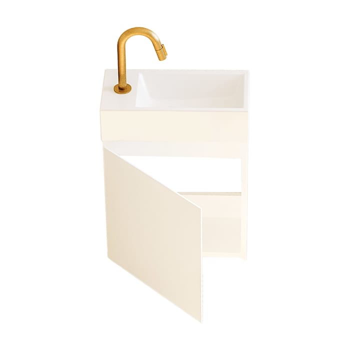 Riho Spring-Up Waschtisch RISE mit Unterschrank 41 cm, Hahnloch links