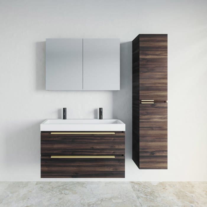 Riho Spring VOW Waschtisch-Set inkl. Spiegelschrank 100 x 40 cm