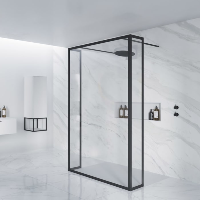 Riho Lucid 404 Duschwand Schwing 140 cm