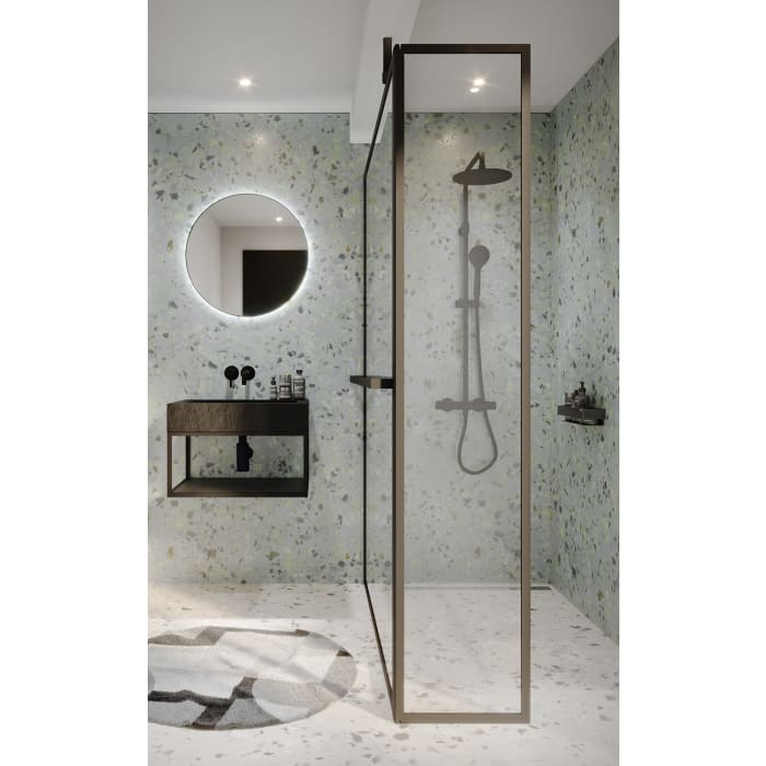 Riho Lucid 404 Duschwand Schwing 120 cm