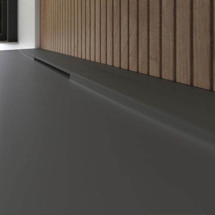 Riho Isola Duschwanne in Schieferoptik 160 x 90 cm