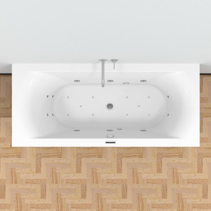 Riho Lima 180 x 80 cm Easypool 3.1 mit elektronischer Bedienung