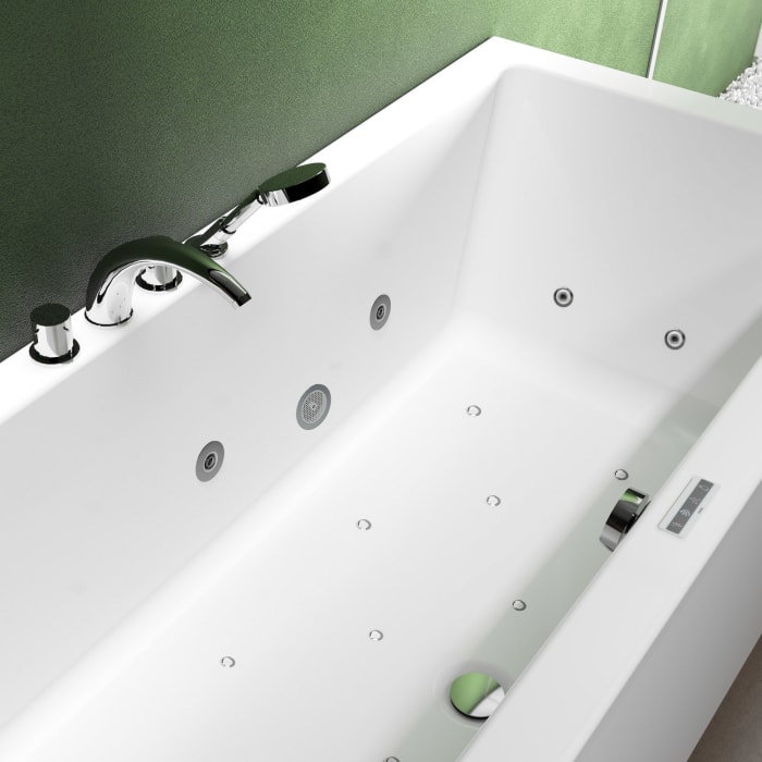 Riho Lusso 190 x 90 cm Easypool 3.1 mit elektronischer Bedienung