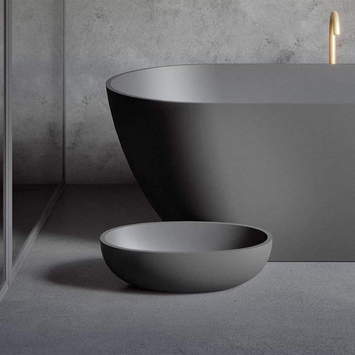 Riho Escala Aufsatz-Waschtisch oval 55 x 32 cm