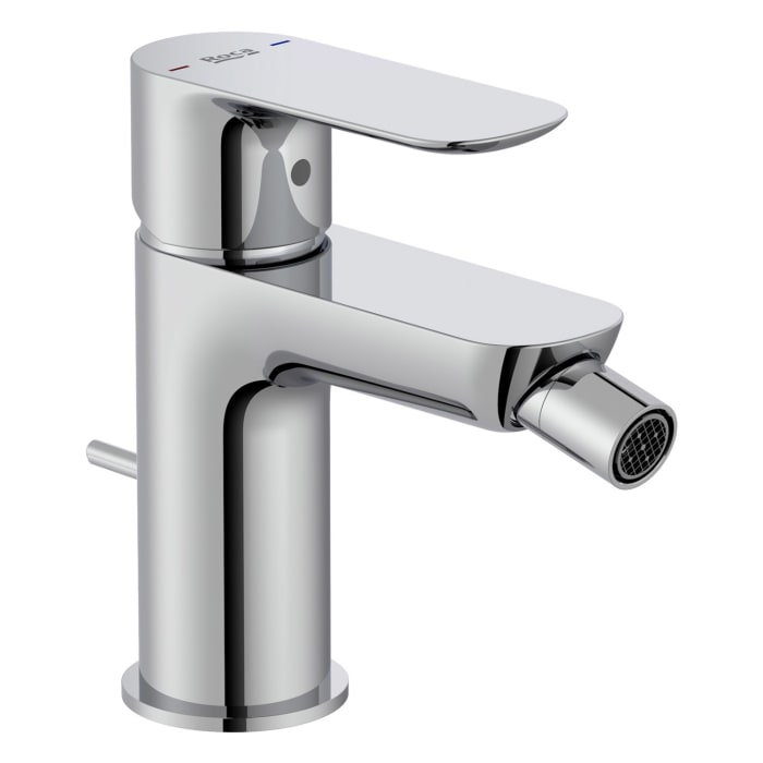 Roca Cala Einhebel-Bidetmischer mit Ablaufgarnitur