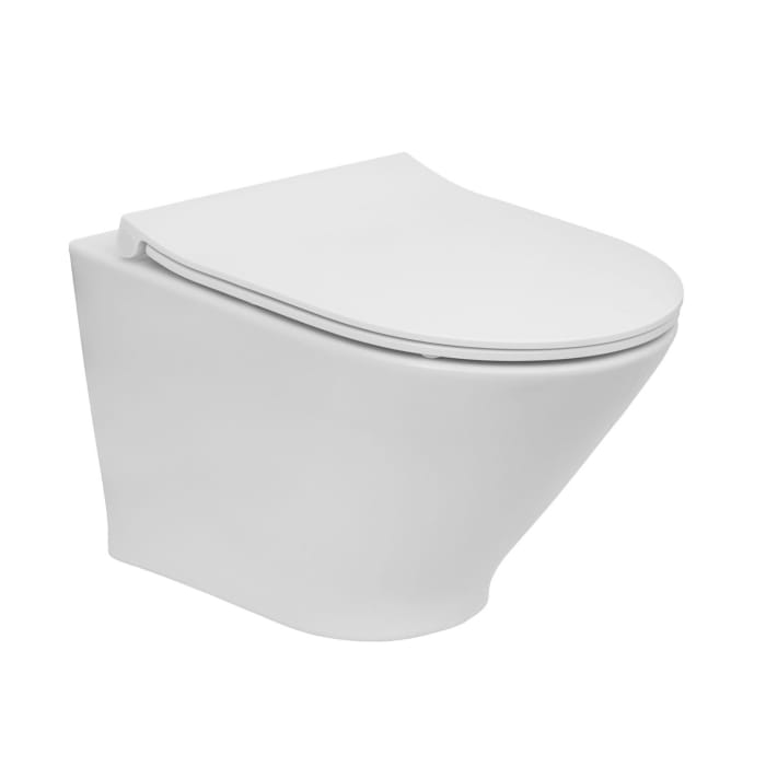 Roca The Gap Wand-WC, spülrandlos, kompakt