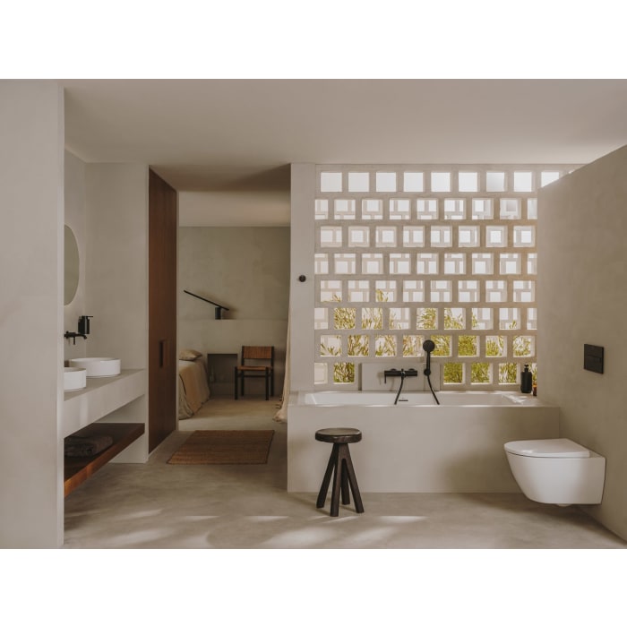 Roca Ona Einhebel-Wannenmischer Aufputz