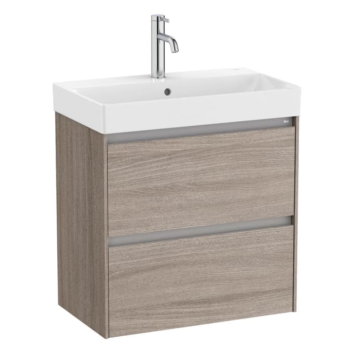 Roca Ona Waschtischunterbau 60 cm mit 2 Schubladen, geringere Tiefe