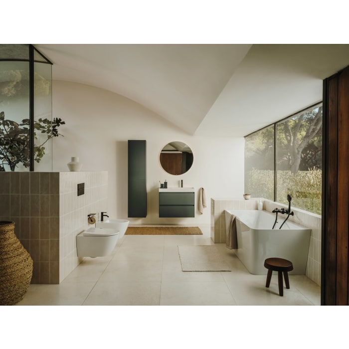 Roca Ona Waschtischunterbau 80 cm mit 2 Schubladen