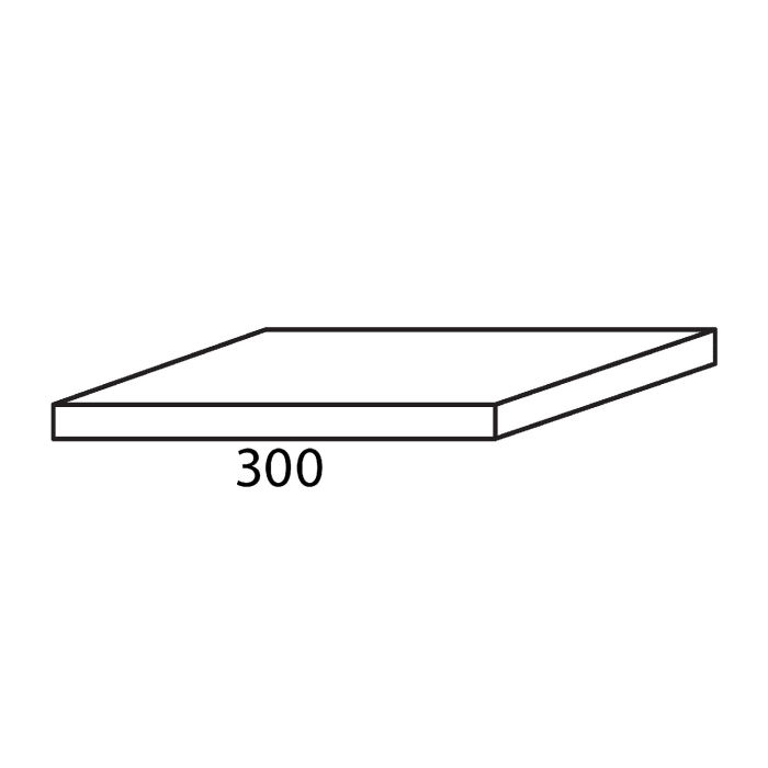 Sanipa 3way Abdeckplatte 30 x 20,2 x 1,65 cm