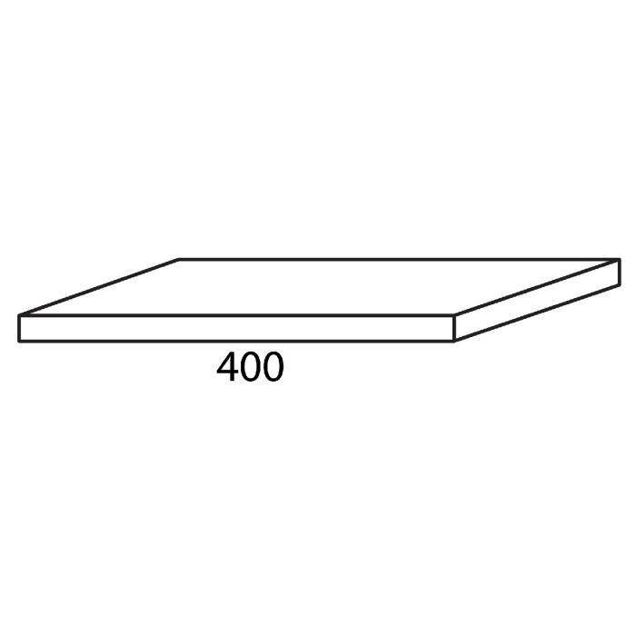 Sanipa 3way Abdeckplatte 40 x 20,2 x 1,6 cm
