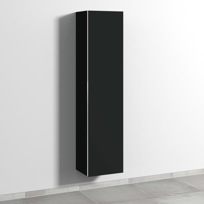 Sanipa 3way Hochschrank 40 cm, 1 Tür mit Türanschlag rechts und Innenspiegel