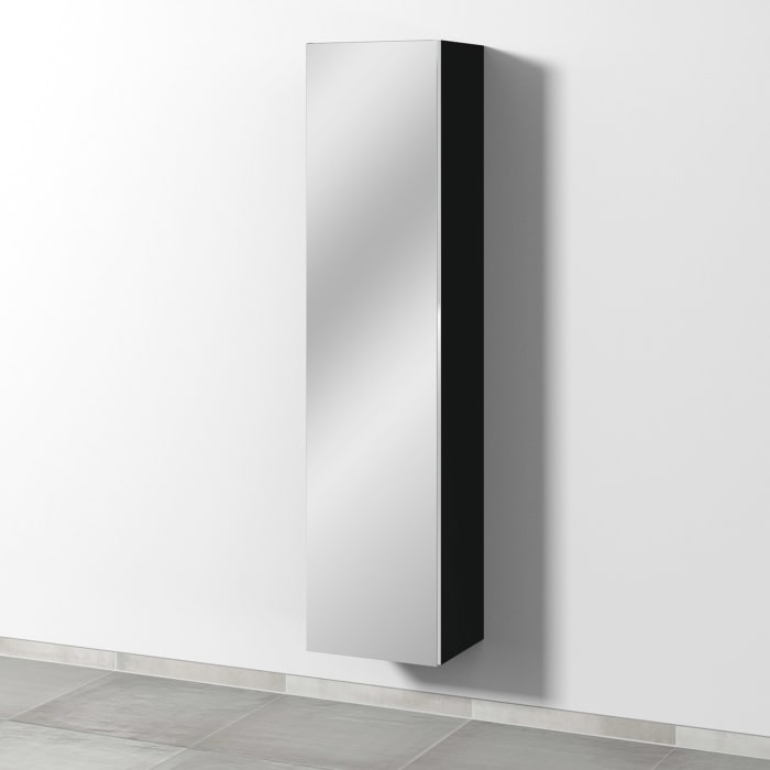 Sanipa 3way Hochschrank 40 cm, 1 Spiegel-Tür mit Türanschlag links