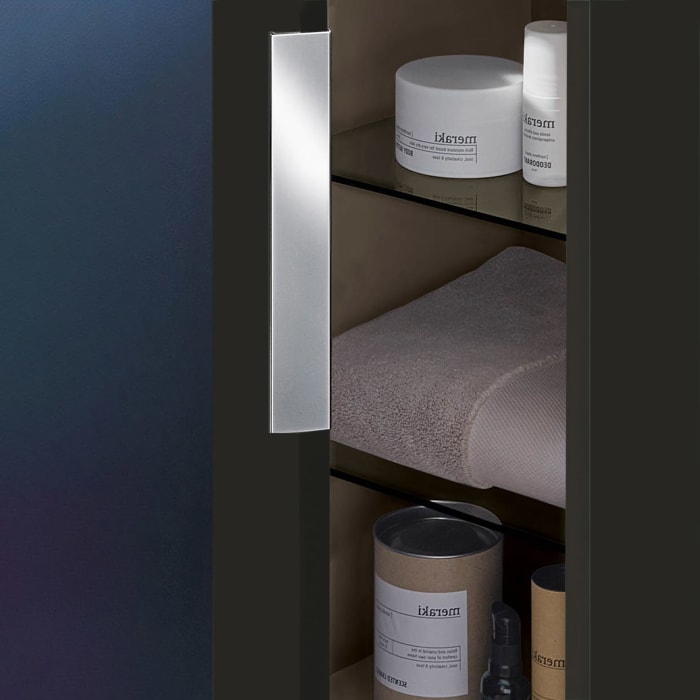 Sanipa 3way Hochschrank 40 cm, 2 Türen mit Türanschlag links, mit Aufsatzgriff