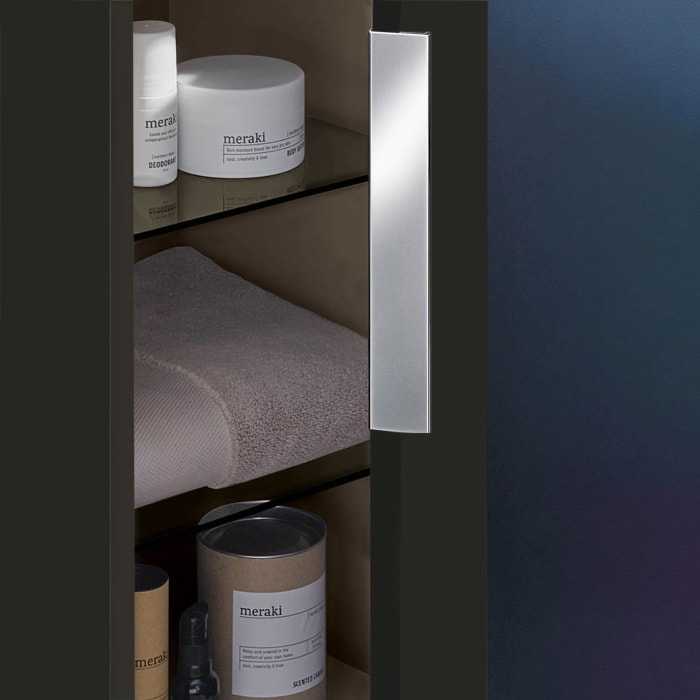 Sanipa 3way Hochschrank 40 cm, 2 Türen mit Türanschlag rechts, mit Aufsatzgriff