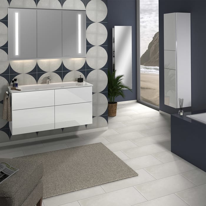 Sanipa 3way Hochschrank 40 cm, 2 Türen mit Türanschlag links