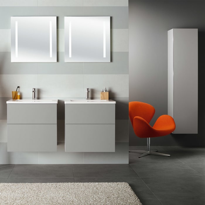 Sanipa 3way Hochschrank 40 cm, 1 Tür mit Türanschlag rechts