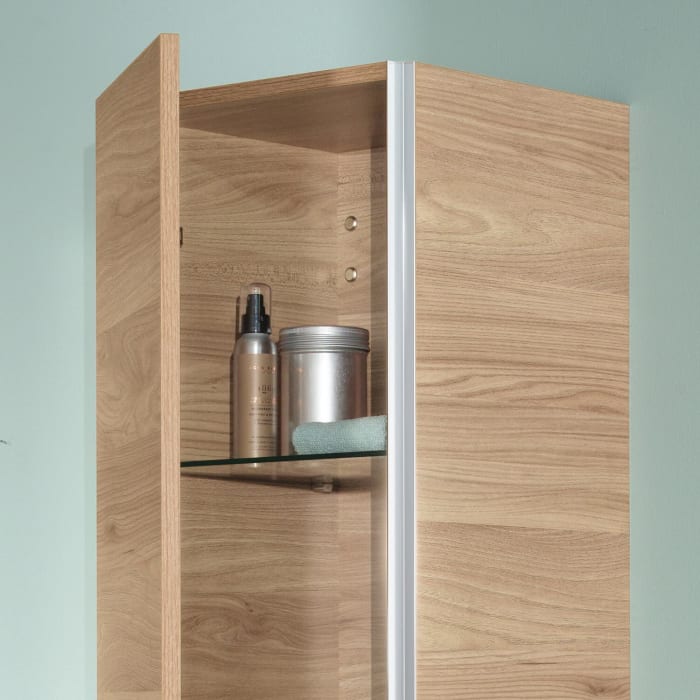 Sanipa 3way Hochschrank 40 cm, 1 offenes Fach, 2 Türen mit Türanschlag links