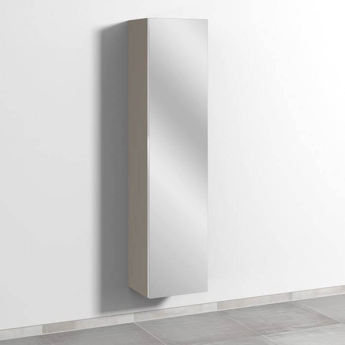 Sanipa 3way Hochschrank 40 cm, 1 Spiegel-Tür mit Türanschlag rechts