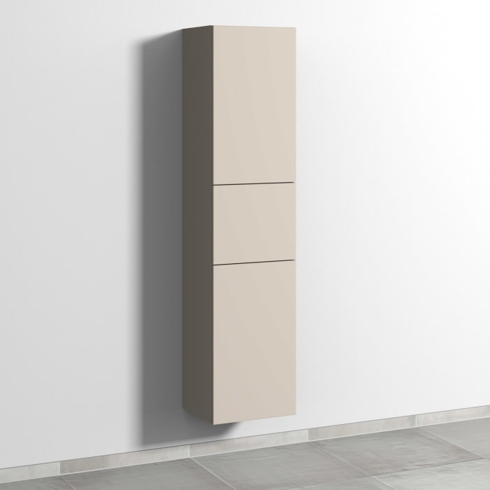 Sanipa 3way Hochschrank 40 cm, 2 Türen mit Türanschlag rechts, mit Push to open